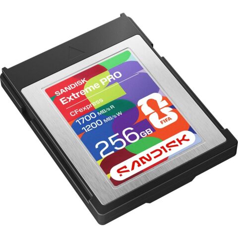 SanDisk Extreme PRO 256GB 1700MB/s CFexpress Type B Hafıza Kartı FIFA World Cup 2026 Edition - SDCFE-256G-GF4NN
