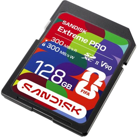 SanDisk Extreme PRO 128GB V90 300MB/s UHS-II SDXC Hafıza Kartı - SDSDXDM-128G-GN4IN