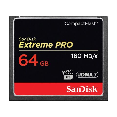 SanDisk Extreme PRO 64GB 160MB/s CompactFlash Hafıza Kartı - SDCFXPS-064G-X46