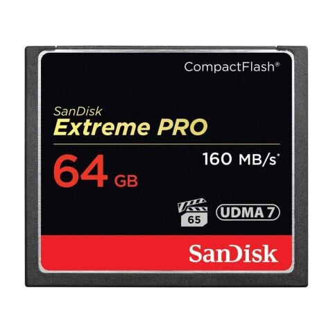 SanDisk Extreme PRO 64GB 160MB/s CompactFlash Hafıza Kartı - SDCFXPS-064G-X46