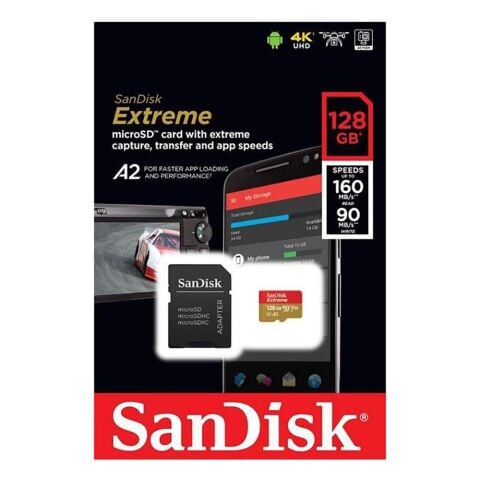 Sandisk Extreme 128GB 160mb/s MicroSDXC Hafıza Kar