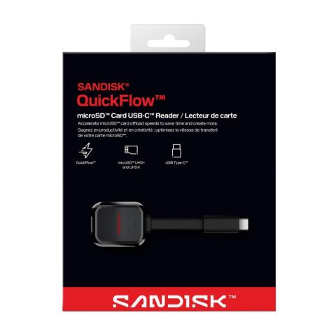 SanDisk QuickFlow MicroSD USB-C Kart Okuyucu - SDDR-B751-GNANN