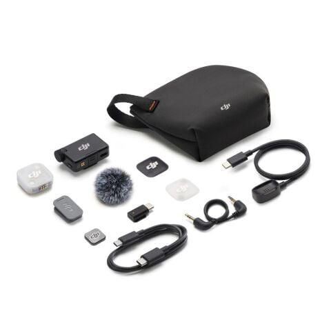 DJI Mic Mini 2 Kablosuz Yaka Mikrofon Seti (1 TX + 1 RX)