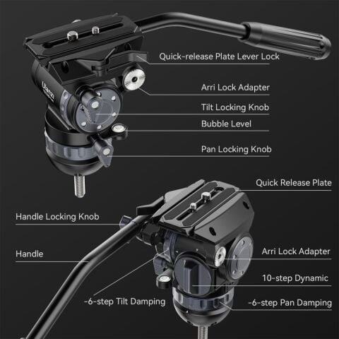 Ulanzi Video Fast Heavy Duty Fluid Head T045