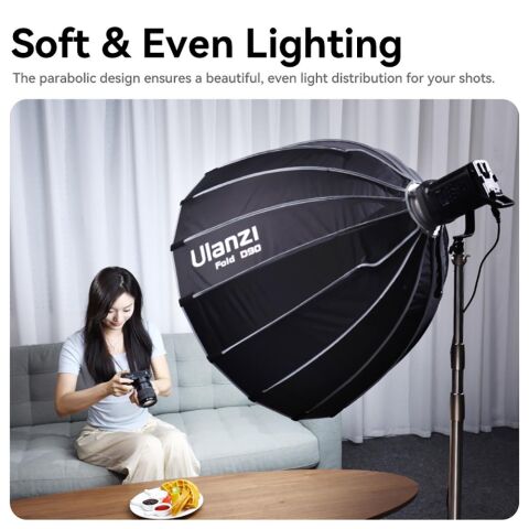 Ulanzi 90cm Bowens Mount Parabolic Softbox L055