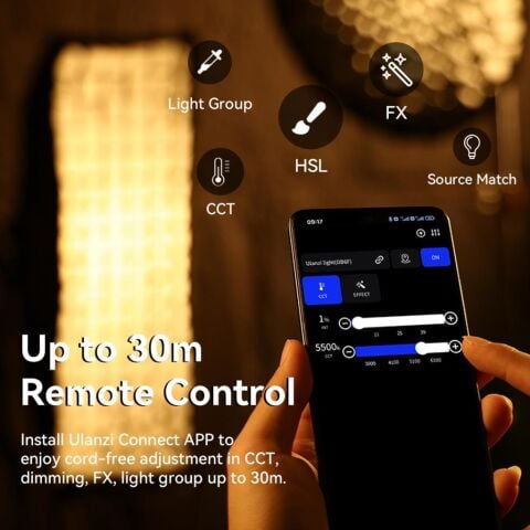 Ulanzi VL-200Bi 200W V-Mount Video Işık L079CNA1
