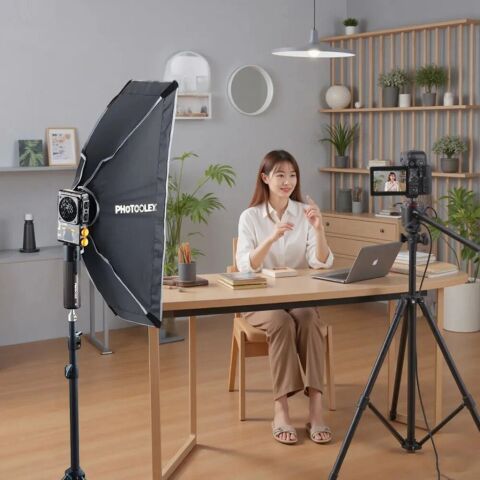 Photoolex QR80 80x cm Easy-Lock Dikdörtgen Softbox - PH-270PL