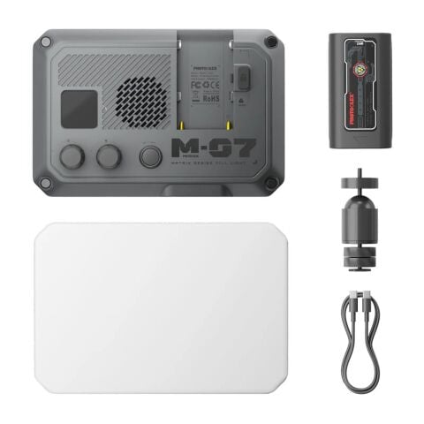 Photoolex Matrix 7 RGB 7 İnç 36W Profesyonel Video Fotoğraf ve Canlı Yayın LED Panel Işık - LS-174-01