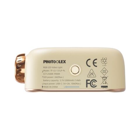 Photoolex TOFU-LUX Manyetik RGB Video LED Işık Bluetooth Kontrollü - TF-LS-131LP-PL