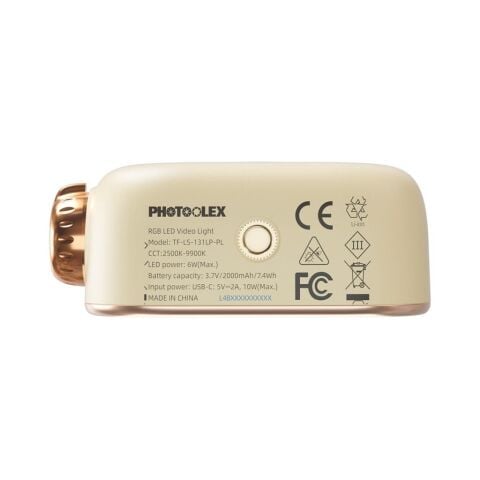 Photoolex TOFU-LUX Manyetik RGB Video LED Işık Bluetooth Kontrollü - TF-LS-131LP-PL