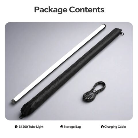Photoolex B1200 120 cm 38W APP Kontrollü RGB Tube LED Işık - LS-158PL-01