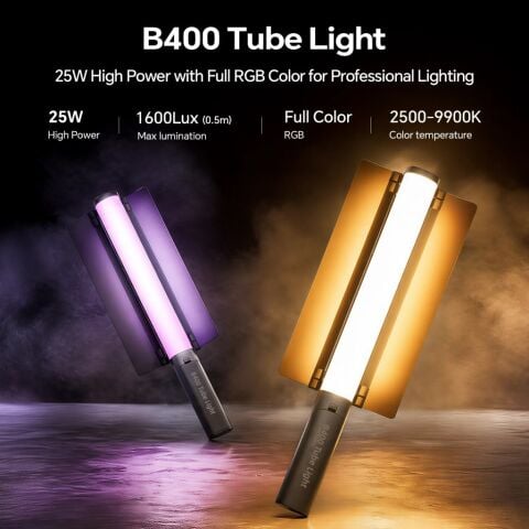 Photoolex B400 25W APP Kontrollü RGB Tube LED Işık - TF-LS-140LW-PL