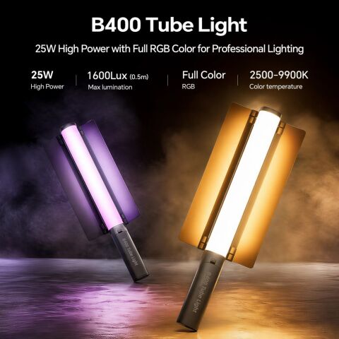 Photoolex B400 25W APP Kontrollü RGB Tube LED Işık - TF-LS-140LW-PL