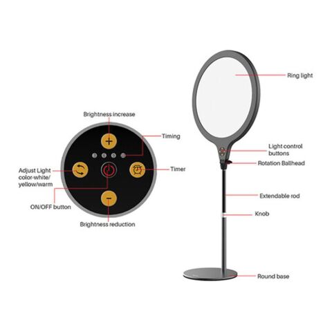 Vijim K1 8.5'' Masa Üstü Ring Işık