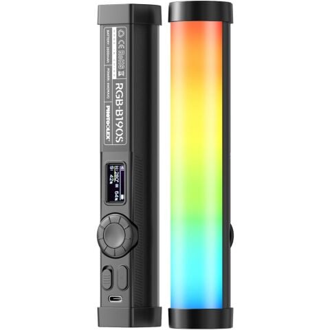 Photoolex B190S RGB LED Tube Light Profesyonel Video ve Fotoğraf Işığı - TF-LS-155LW-PL