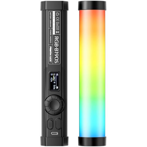 Photoolex B190S RGB LED Tube Light Profesyonel Video ve Fotoğraf Işığı - TF-LS-155LW-PL