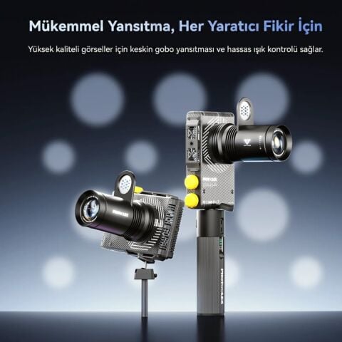 Photoolex Quantum Zoom Gobo Projektör III Işık Efekti Aparatı - PH-314-PL
