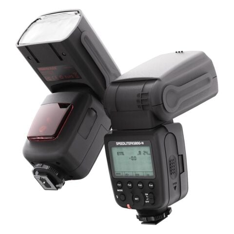 Photoolex G60 FK580G-N GN60 TTL HSS Nikon Uyumlu Speedlite Flaş - TF-LS-068DF-NY-PL