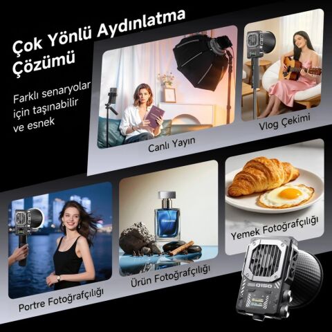 Photoolex Quantum Q150 150W Bi-Color COB LED Işık - LS-164PL-01