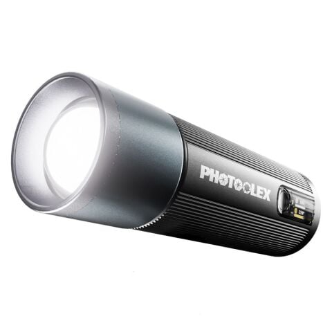 Photoolex Zoom Light Pro 12W RGB LED Spotlight Gobo Fotoğraf Işığı - TF-LS-083FS-G-PL