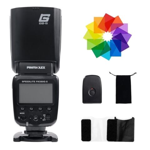Photoolex G60 FK580G-S GN60 TTL HSS Sony Uyumlu Speedlite Flaş - TF-LS-068DF-SY-PL