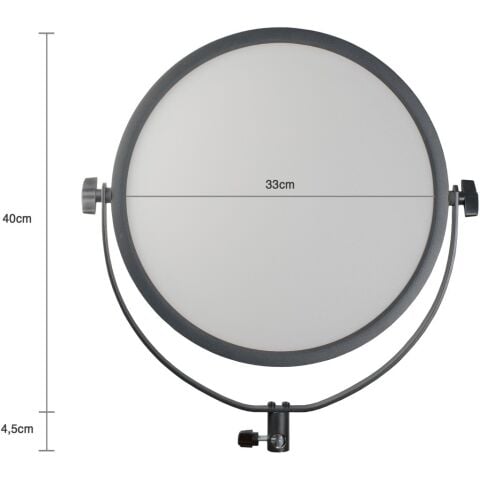 Herigo HR-PH360Bi 40cm 60W 2700K-6500K Bicolor LED Video Fotoğraf Işığı