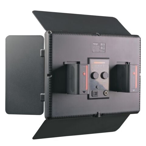 Herigo HR-LED1120 11'' 50W LED Panel Işık LED 2700K-6500K CRI 96+ Barndoor Dolgu Işığı