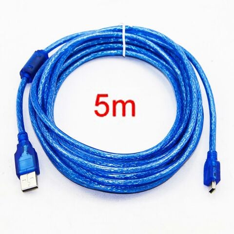 Universal 5-Pin Mini Usb Data ve Şarj Kablosu 5 mt