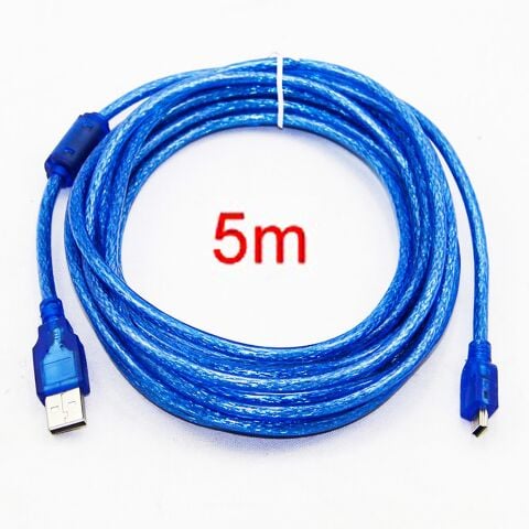 Universal 5-Pin Mini Usb Data ve Şarj Kablosu 5 mt