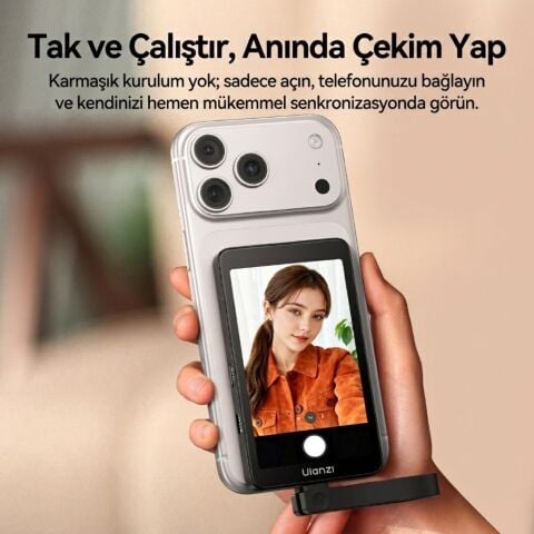 Ulanzi VM1 4 İnç Manyetik Selfie Monitör Vlog Ekranı - A057