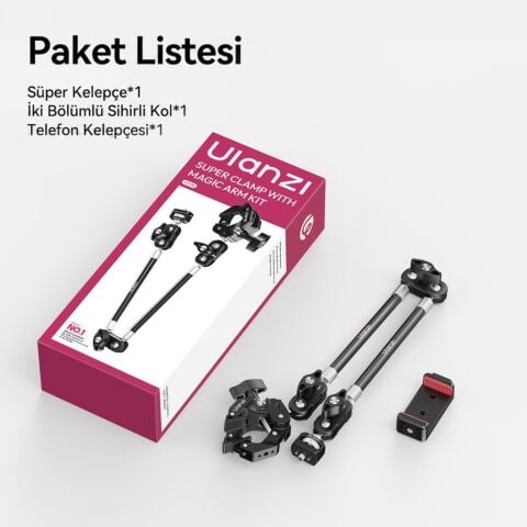 Ulanzi CO78 Super Clamp Two-Section Magic Arm Kit - C083