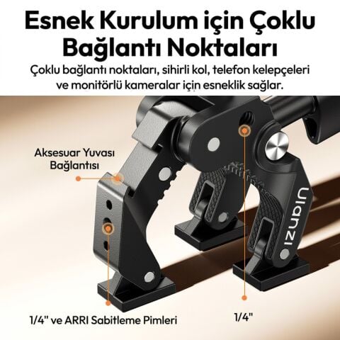 Ulanzi CO78 Super Clamp Magic Arm Dual Ball Head Kit - C084