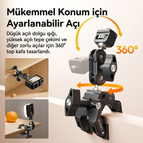 Ulanzi CO78 Super Clamp Magic Arm Dual Ball Head Kit - C084