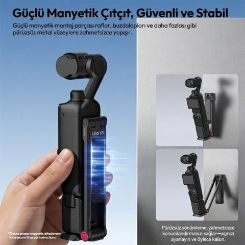 Ulanzi MA66 Manyetik Quick Release Tripod Pocket 3 ve 4 İçin - C110A