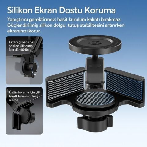 Ulanzi SK28 Manyetik Araç Telefon Tutucu Tesla Model 3 Y S X Uyumlu - S012