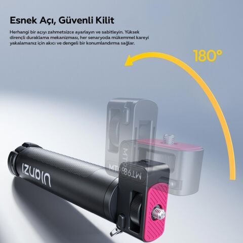 Ulanzi MT98 Katlanabilir Selfie Stick Tripod 57cm 360 Kamera Uyumlu - S054