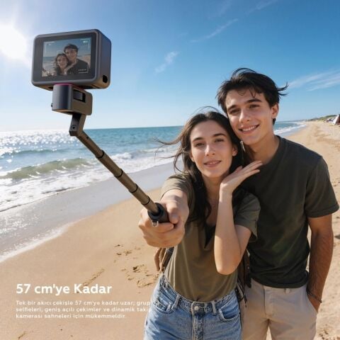 Ulanzi MT98 Katlanabilir Selfie Stick Tripod 57cm 360 Kamera Uyumlu - S054