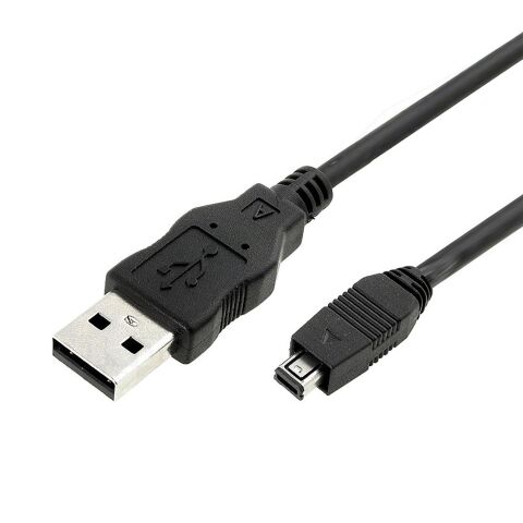 MP3 Player 4-Pin Mini USB Data ve Şarj Kablosu