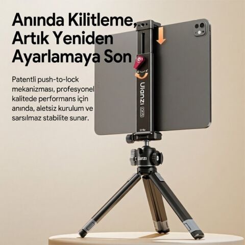 Ulanzi CA15 OneLock Tablet Tutucu Tripod Aparatı - C072