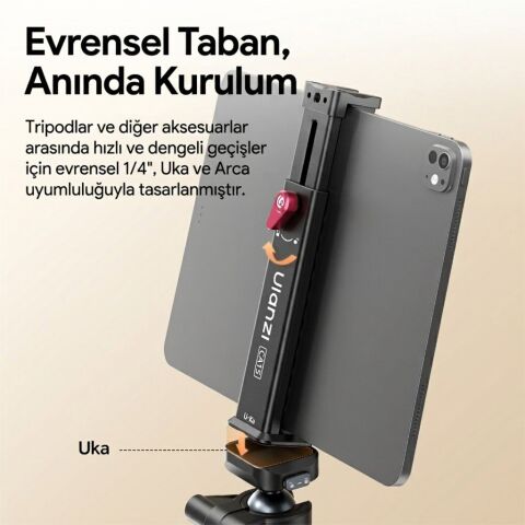 Ulanzi CA15 OneLock Tablet Tutucu Tripod Aparatı - C072