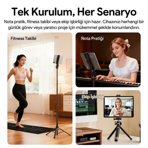 Ulanzi CA15 OneLock Tablet Tutucu Tripod Aparatı - C072