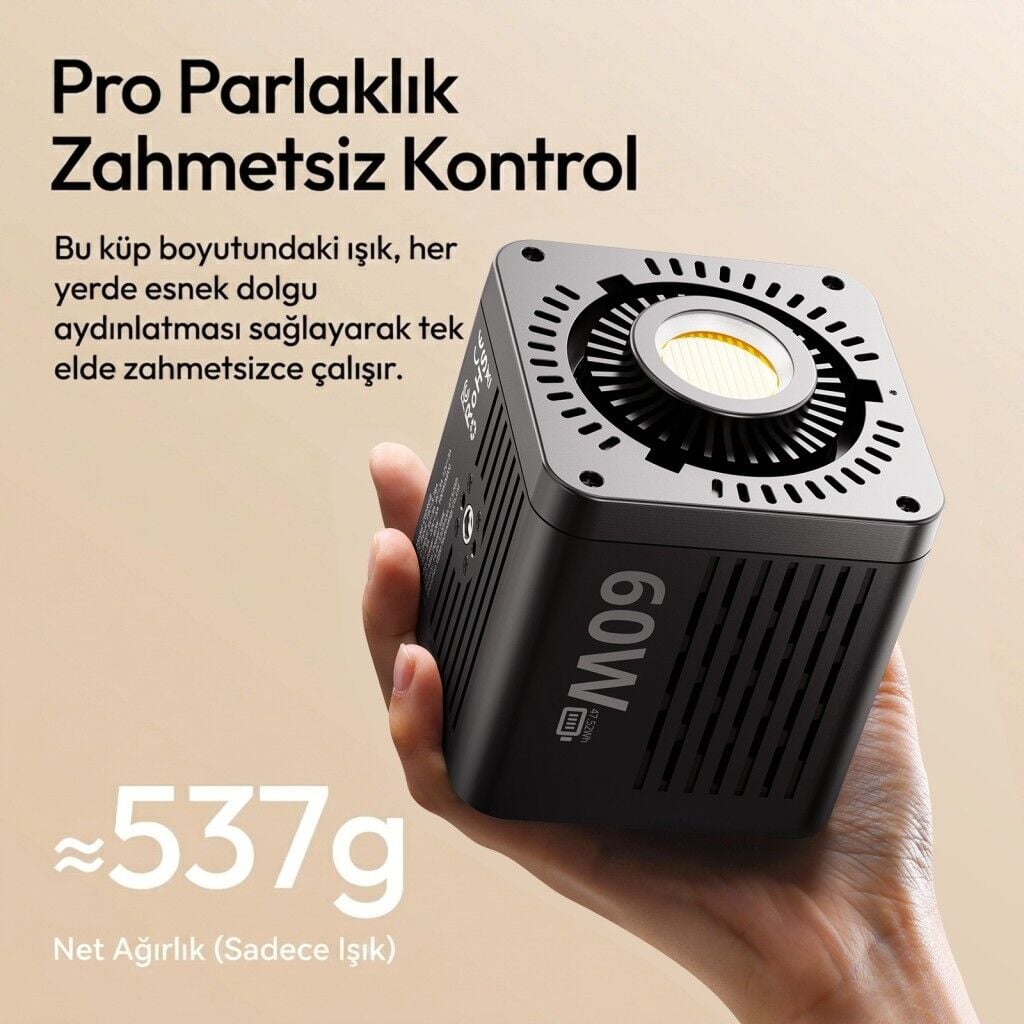 Ulanzi C60 60W Bi-Color COB LED Video Işığı - L269