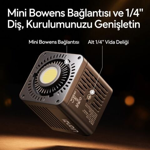 Ulanzi C60 60W Bi-Color COB LED Video Işığı - L269