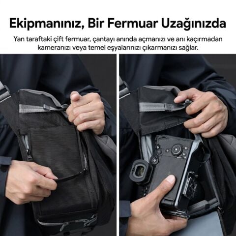Ulanzi TE88 15L Profesyonel Fotoğraf Makinesi Omuz Çantası - B167
