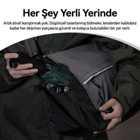 Ulanzi TE88 15L Profesyonel Fotoğraf Makinesi Omuz Çantası - B167