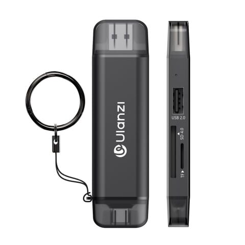 Ulanzi CR3 3 İn 1 USB-C USB-A Kart Okuyucu SD MicroSD - X147