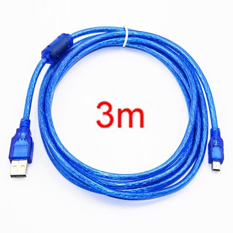 Universal 5-Pin Mini Usb Data ve Şarj Kablosu 3 mt