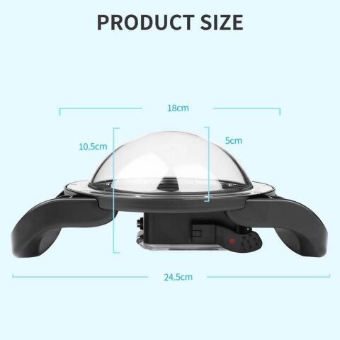 Shoot XTGP559 Gopro Hero 9 Su Altı Dome Port