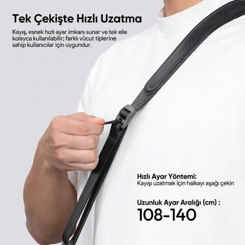 Ulanzi CSS1 U-Snap Kamera Omuz Askısı Midnight Blue Mavi - B196