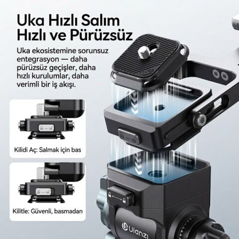Ulanzi XJ01 Uka Universal Foldable Camera Cage Katlanabilir Kamera Kafesi - C116